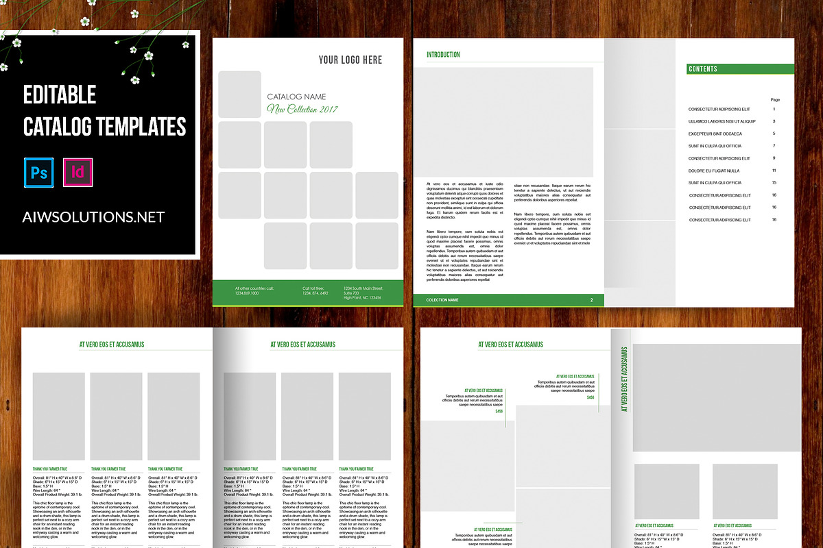 Product Catalog -id07, a Stationery Template by AIW SOLUTIONS (Photo 3 of 5)