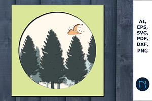 Layer Forest SVG Cricut Bundle SVG