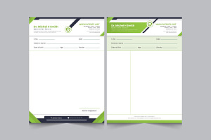 Set Of Doctor Prescription Template