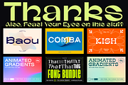 Gunter Display Font, a Sans Serif Font by That That Creative (Thumbnail 20 of 20)