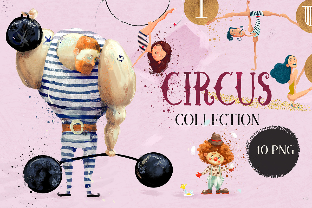 Circus Collection, an Animal Illustration by Eve Farb (Photo 2 of 3)