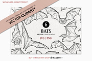 Bat Procreate Brush Stamps, a Shape Add-On by MadliArt (Thumbnail 5 of 5)