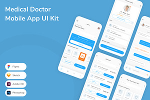 Medical Doctor Mobile App UI Kit