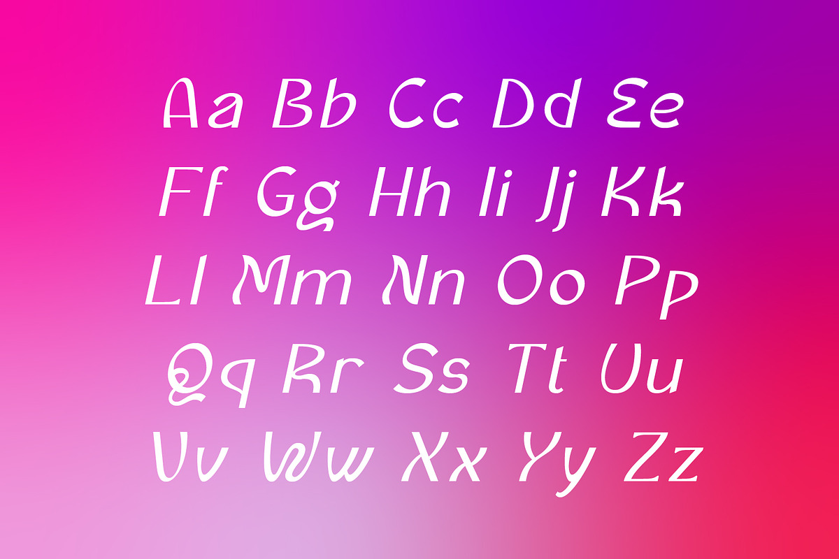 Salvia Rosmari - Wavy Sans Font, a Sans Serif Font by Pikgura (Photo 4 of 6)