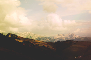Mountains autumn