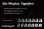 Qia Display - Serif Typeface, a Serif Font by Mytype Studio (Thumbnail 6 of 9)