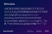 Delusion – Elegant Serif Font, a Serif Font by Basnistudio (Thumbnail 8 of 10)