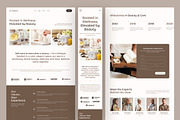 Beauty Spa & Wellness Website, an UI Kit Template by peterdraw (Thumbnail 3 of 7)