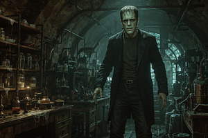 Frankenstein's monster, an Illustration by wavebreak