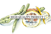 Watercolor Sketch. Homemade Food, a Food Illustration by Budogoshch (Thumbnail 4 of 5)