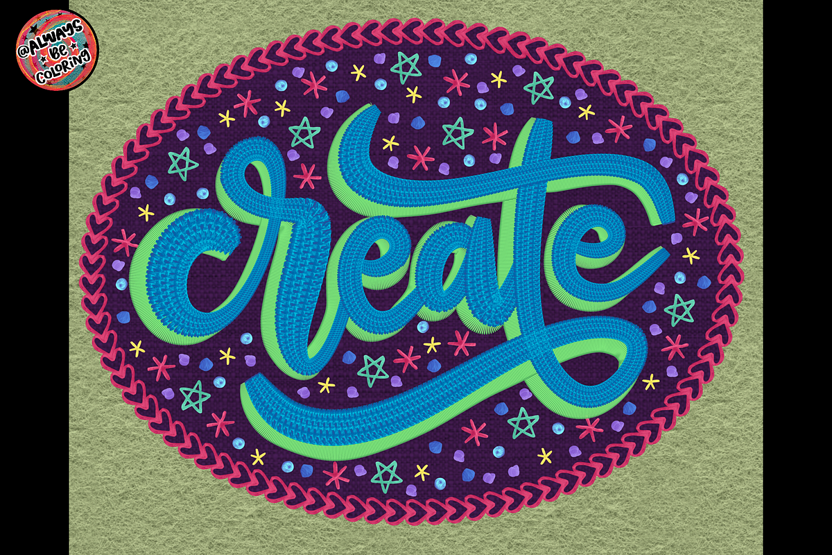 Procreate Stitch Embroidery BrushSet, a Brush Add-On by AlwaysBeColoring (Photo 13 of 13)