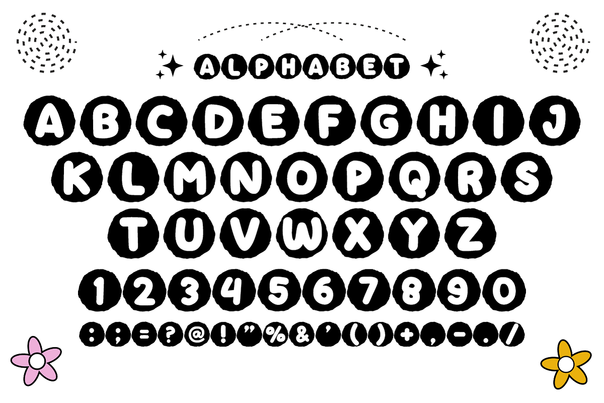 Bubble Bloom - Cute Kids Font, a Sans Serif Font by KiddoGlyphs Studio (Photo 5 of 5)