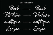 John Young, a Script Font by Secondivison Supply (Thumbnail 6 of 8)