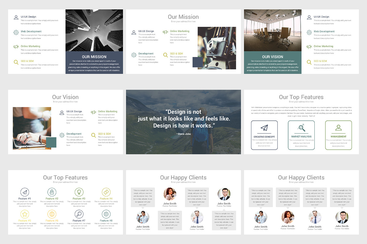Minimal Google Slides Template, a Presentation Template by SlideSalad (Photo 8 of 21)