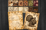 Thanksgiving junk journal Kit, an Object Graphic by ThatsDesignArt (Thumbnail 8 of 21)
