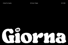 AO Giorna - Bold Display Font
