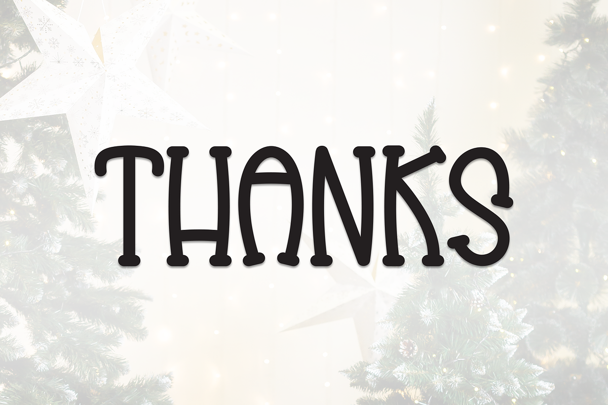 Tree Christmas | Script Font, a Script Font by Scratchones (Photo 8 of 8)