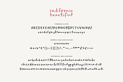 California Beautiful Semi-Script, a Font by Callie Rian & Co. (Thumbnail 11 of 12)