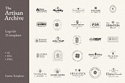 The Artisan Archive | Logo Kit, a Branding & Logo Template by Studio_Byrsa (Thumbnail 1 of 14)