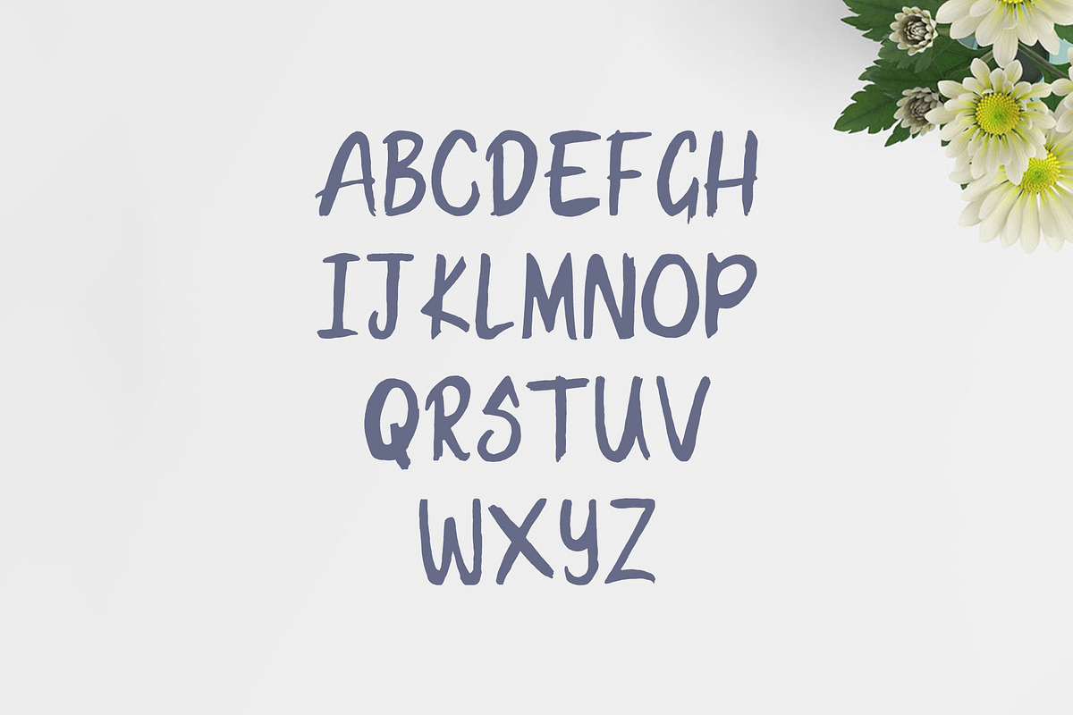 Hanma Brush Font preview 2