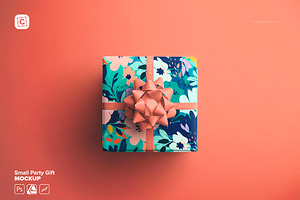 Small Party Gift Mockup