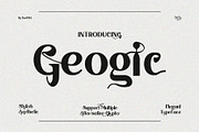 Geogic - Elegant Font, a Sans Serif Font by Boril Std (Thumbnail 1 of 12)