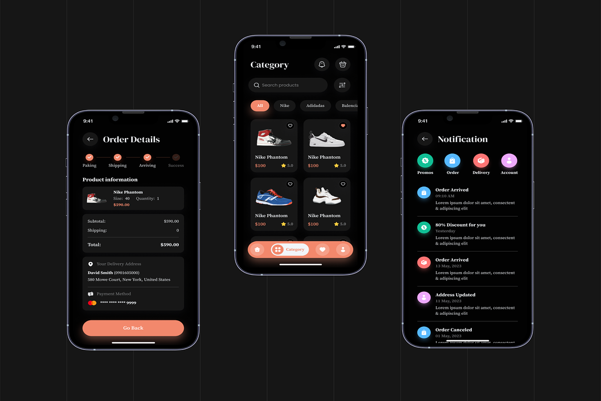 Shoe Store - e-Commerce UI Kit, an UI Kit Template by Digital_Fantasies (Photo 6 of 8)