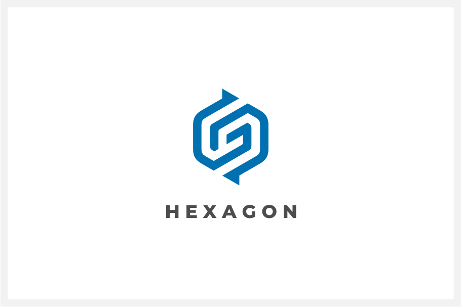 Hexagon Arrows Logo, a Branding & Logo Template by yopie