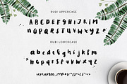 Rubi Ink Brush Font, a Font by GraphicSupplyCo. (Thumbnail 3 of 5)