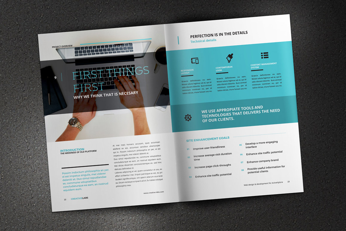 Canva Proposal, a Brochure Template by Sabin (Photo 7 of 9)