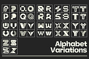 Letter Logo Template Vol 2, a Solid Icon by Tekuni (Thumbnail 8 of 12)