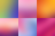 55 Blurred gradient backgrounds, a Texture Graphic by karetniy (Thumbnail 3 of 10)
