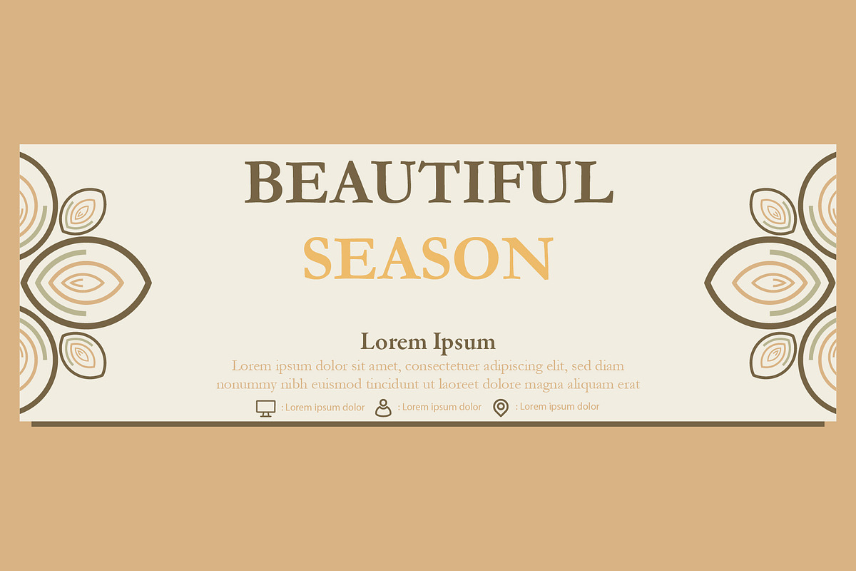 Abstract Floral Banner Template, a Marketing Template by sekitarief (Photo 3 of 3)