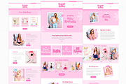 Pink Wix Website Template, a Wix Template by AdvertFox (Thumbnail 3 of 9)
