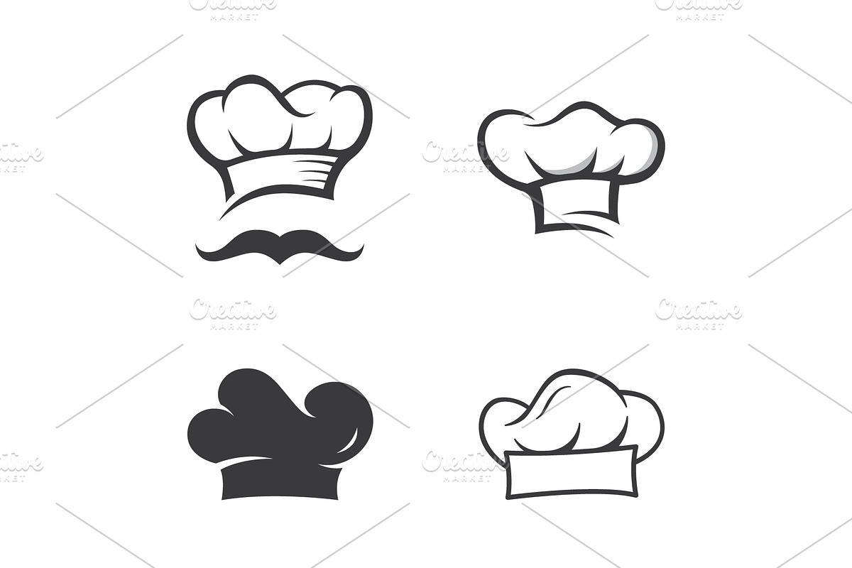 Unique and creative chef hat logo de, a Branding & Logo Template by LOGOCREATIVE