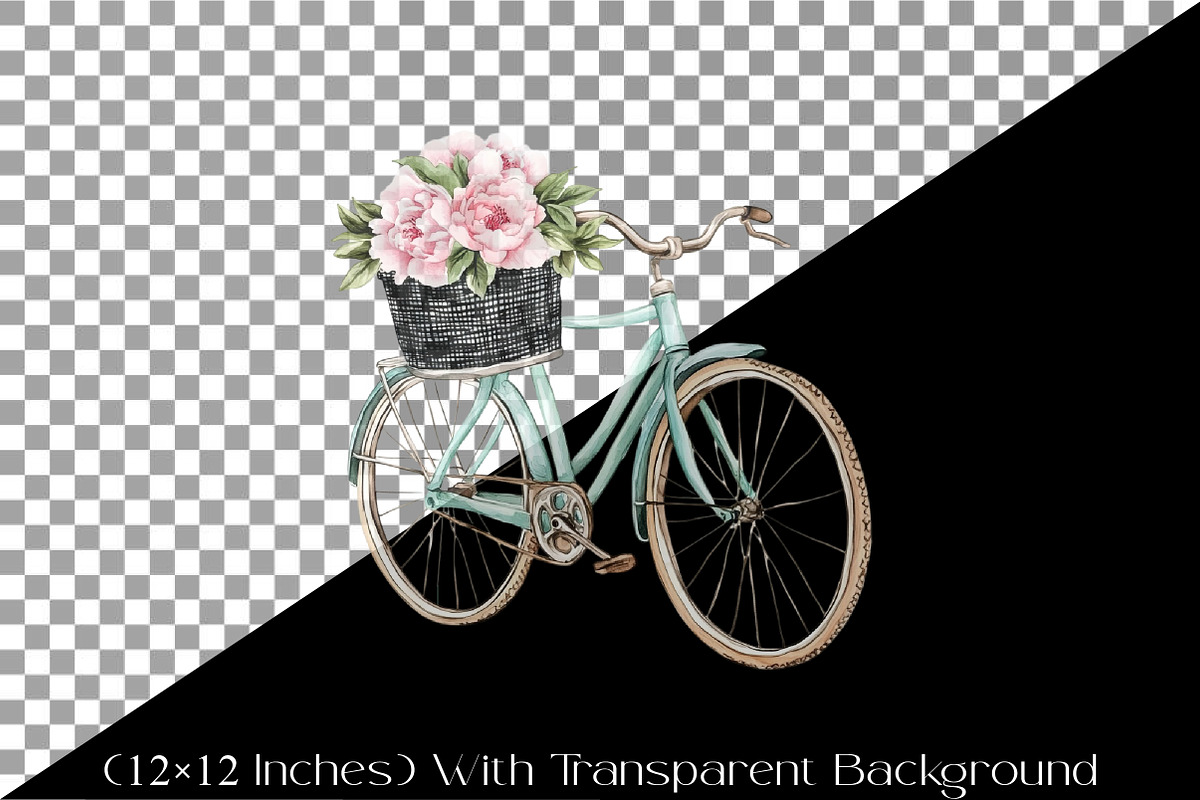Luxury Black Gingham Summer Clipart, an Illustration by Watercolor design (Photo 6 of 12)