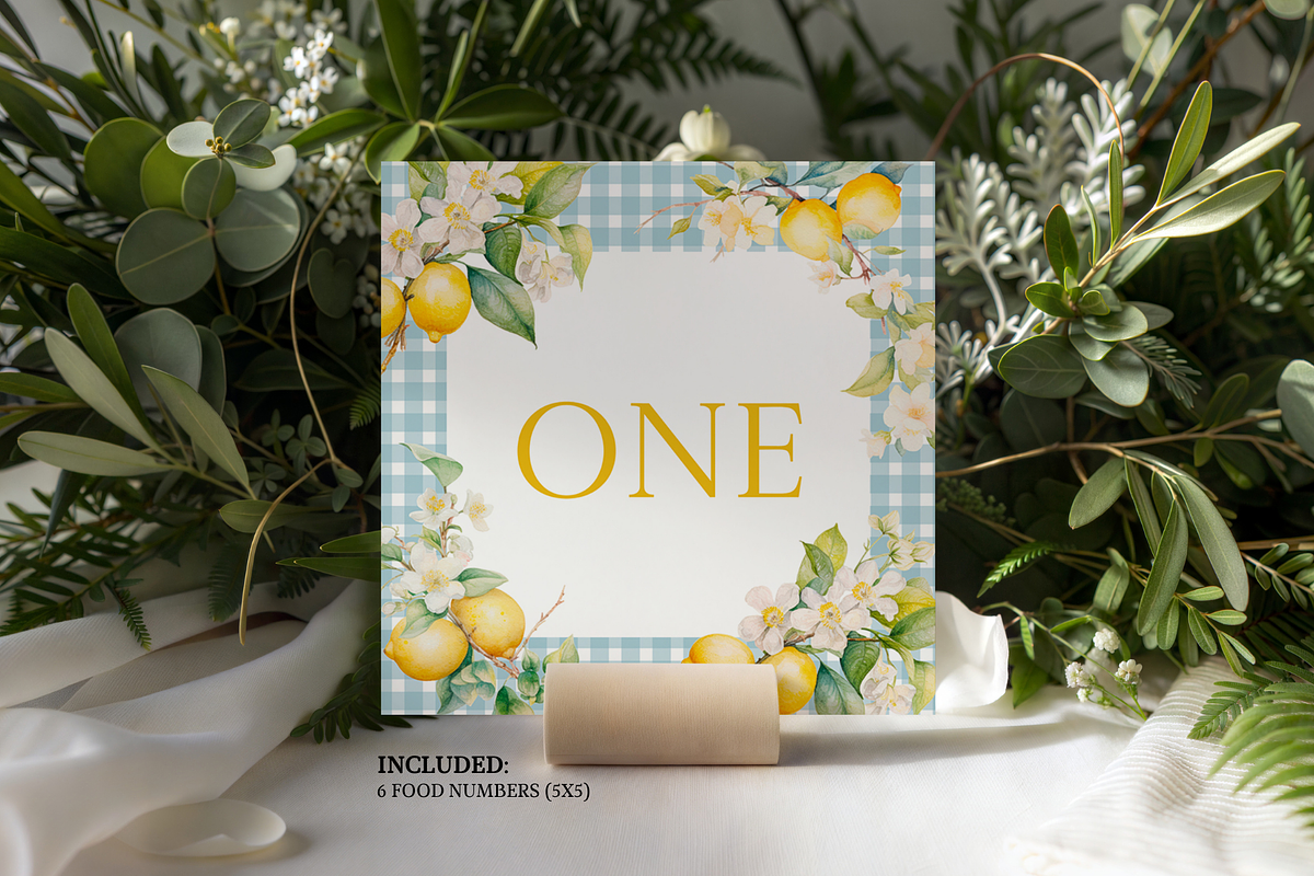 Lemon Baby Shower Games Pack, a Card Template by Digital_Mind (Photo 5 of 6)