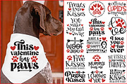 Valentine Dog Bundle SVG, a Seasonal Illustration by RossiGalleria (Thumbnail 1 of 16)