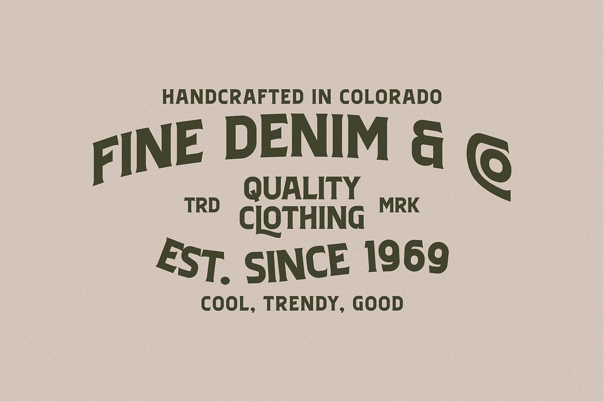 Clamiroe Vintage Typeface, a Serif Font by 24Design Studios (Photo 4 of 10)