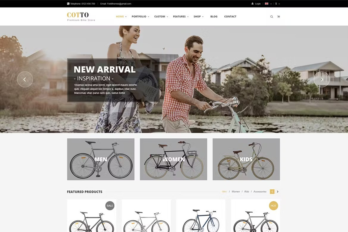 Cotto - Bike Store Shopify Theme, a Shopify Template by AdrianEdward (Photo 3 of 3)