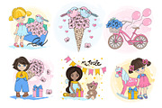 CUTE VALENTINE, a Decorative Illustration by FARAWAYKINGDOM (Thumbnail 4 of 12)
