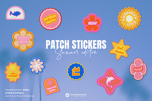 Patch Stickers - Summer edition