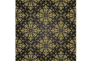 Seamless Oriental Vector Background, a Decorative Illustration by FineArtStudio