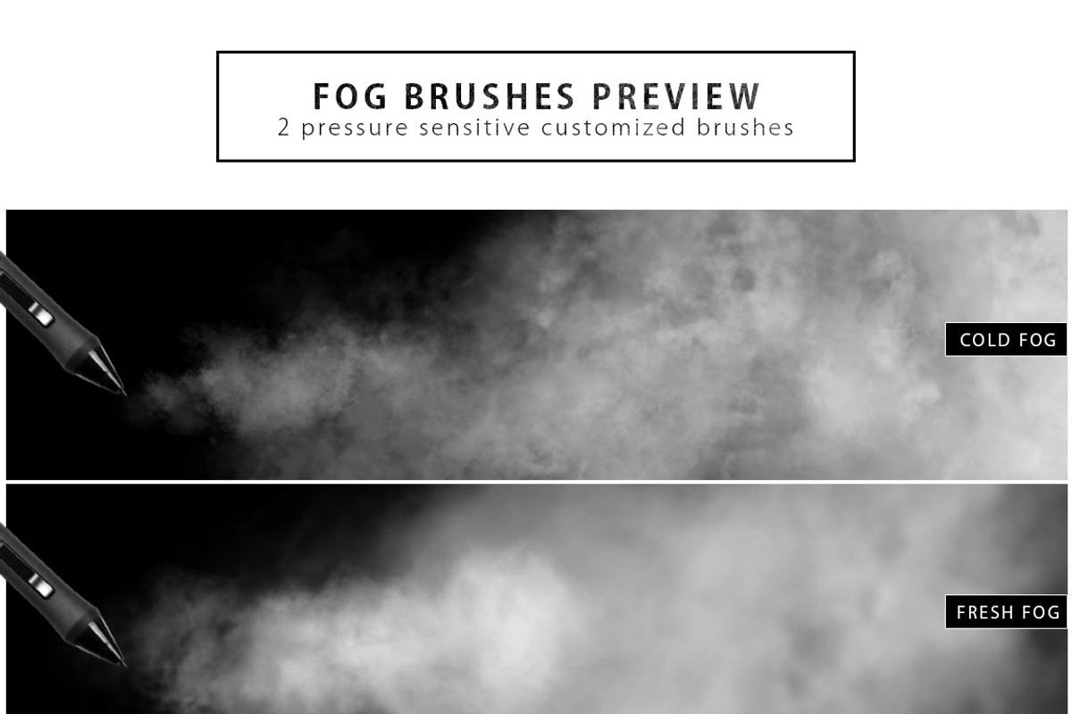 Snow, Fog, Frost Photoshop Brushes, a Brush Add-On by ArtistMef (Photo 4 of 7)