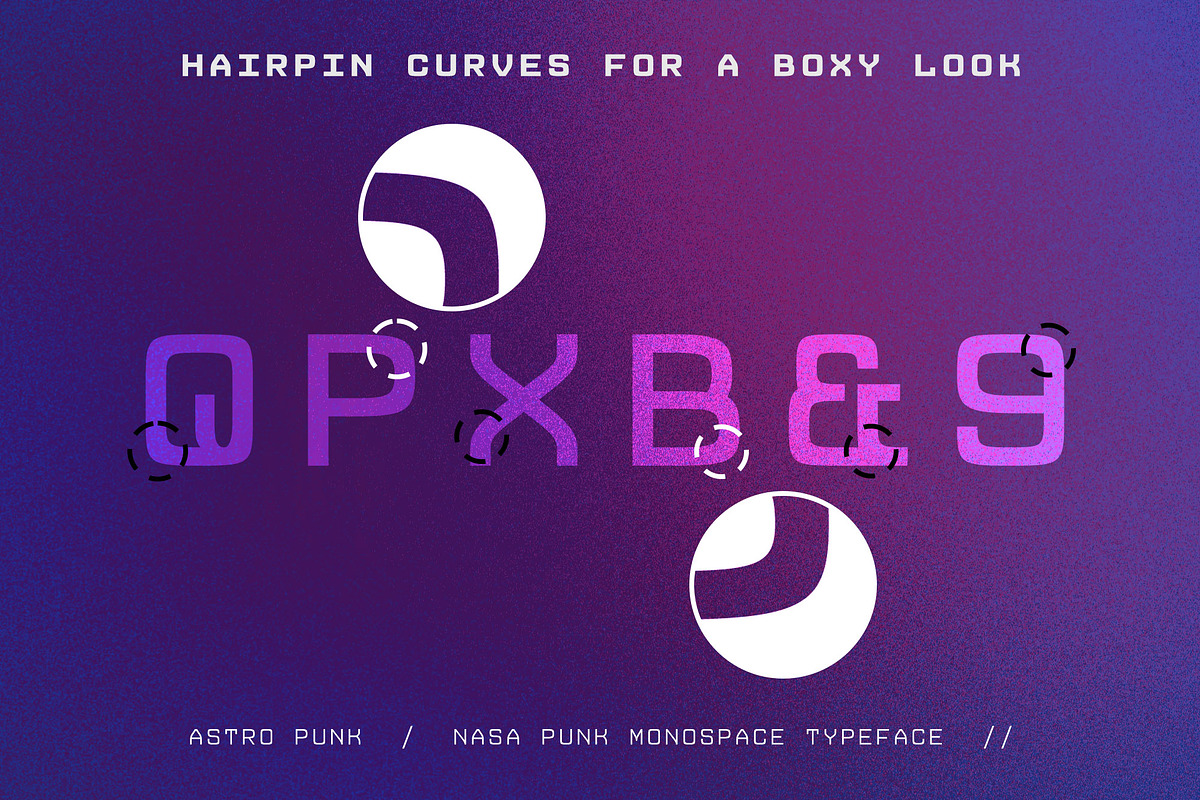 Astro Punk - NASA Punk Mono Font, a Sans Serif Font by Parker Creative (Photo 4 of 9)