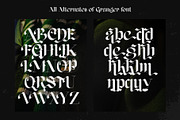 Granger - Vintage Blackletter, a Blackletter Font by NendesKombet Studio (Thumbnail 9 of 10)