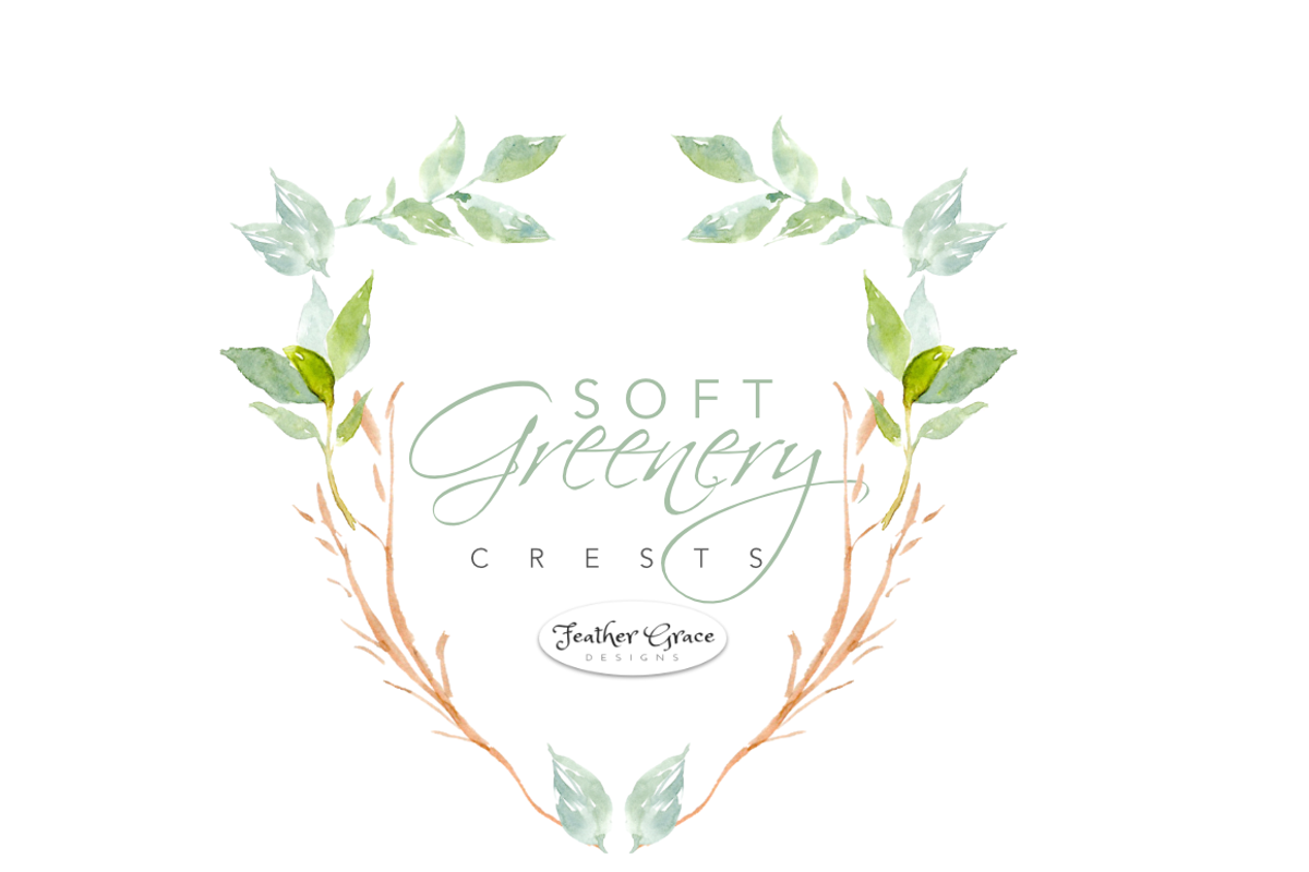 Watercolor Greenery & Wreaths, an Illustration by Feather Grace Designs (Photo 4 of 11)