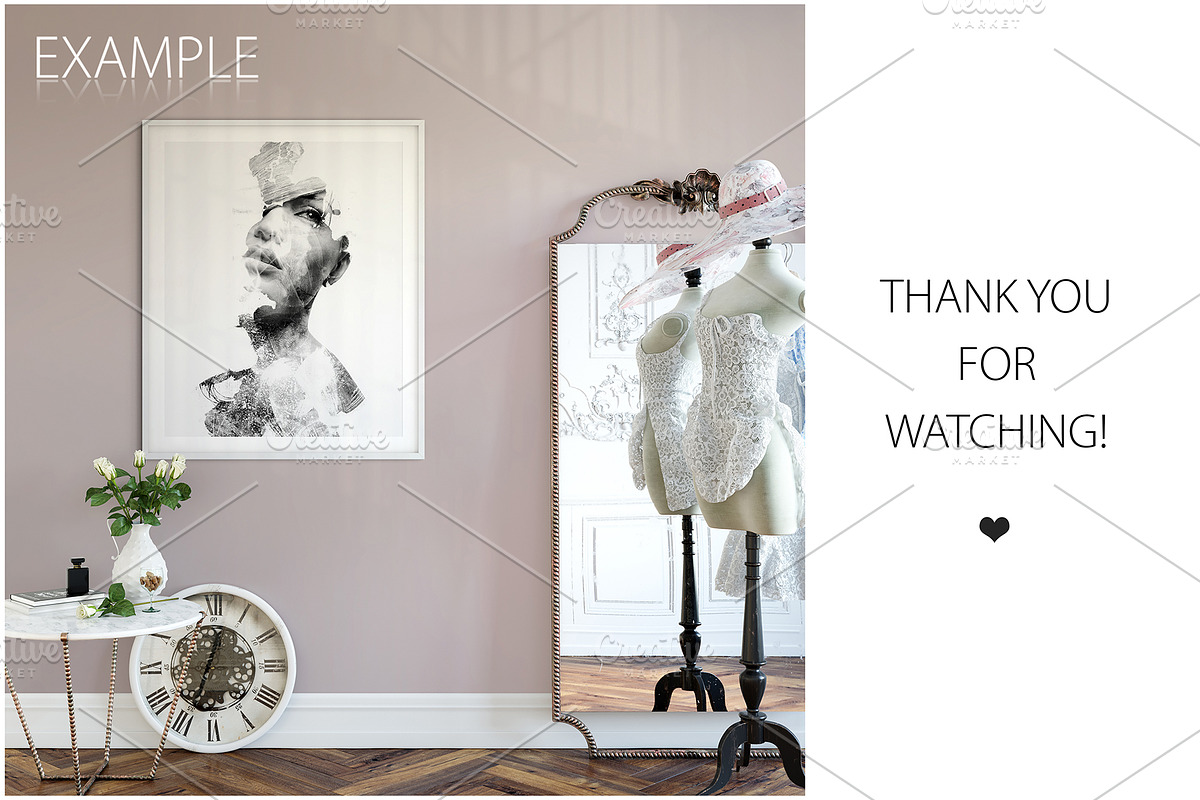 Frames & Walls Mockup Bundle - 5, a Print Template by Yuri-U (Photo 31 of 31)