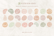 Watercolor Shapes and Gold Overlays, a Texture Graphic by Minky Moo Creations (Thumbnail 2 of 19)