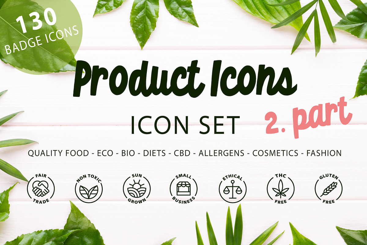 Round outline product icons, an Outline Icon by RevolutionizZed (Photo 1 of 3)
